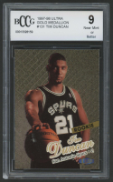Tim Duncan 1997-98 Ultra Gold Medallion #131 (BCCG 9) at PristineAuction.com