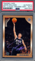 Jason Williams Signed 1998-99 Topps #153 RC (PSA) at PristineAuction.com