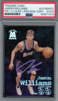 Jason Williams Signed 1998-99 SkyBox Molten Metal #26 RC (PSA) at PristineAuction.com