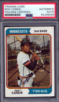 Rod Carew Signed 1974 Topps #50 (PSA) at PristineAuction.com