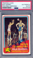 Rick Barry Signed 1972 Topps AS #250 (PSA) at PristineAuction.com