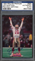 Joe Montana Signed 1993 Proline Profile #564 (PSA) at PristineAuction.com