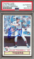 Alan Trammell Signed 1979 Topps #358 (PSA) at PristineAuction.com