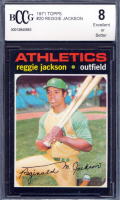 Reggie Jackson 1971 Topps #20 (BCCG 8) at PristineAuction.com