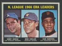 Sandy Koufax / Mike Cuellar / Juan Marichal 1967 Topps #234 NL ERA Leaders at PristineAuction.com