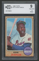 Hank Aaron 1968 Topps #110 (BCCG 9) at PristineAuction.com