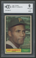 Roberto Clemente 1961 Topps #388 (BCCG 9) at PristineAuction.com