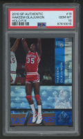 Hakeem Olajuwon 2010-11 SP Authentic Holo F/X #19 (PSA 10) at PristineAuction.com