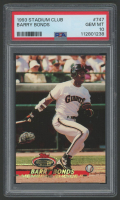 Barry Bonds 1993 Stadium Club #747 (PSA 10) at PristineAuction.com
