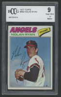 Nolan Ryan 1977 Topps #650 (BCCG 9) at PristineAuction.com