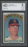 Nolan Ryan 1972 Topps #595 (BCCG 8) at PristineAuction.com