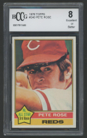 Pete Rose 1976 Topps #240 (BCCG 8) at PristineAuction.com