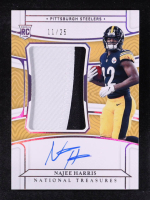 Najee Harris 2021 Panini National Treasures Holo Silver #168 #11/25 JSY AU RC at PristineAuction.com