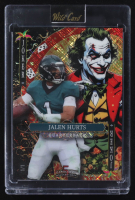Jalen Hurts 2025 Wild Card 5 Card Draw Joker Gold Shimmer #JHN #1/1 at PristineAuction.com