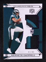 Kenneth Gainwell 2021 Panini National Treasures Rookie Dual Materials Purple #39 #43/49 RC at PristineAuction.com