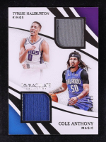 Cole Anthony / Tyrese Haliburton 2020-21 Immaculate Collection Remarkable Rookie Jerseys Dual #15 #73/75 RC at PristineAuction.com