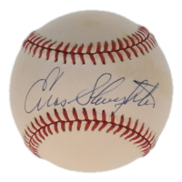 Enos Slaughter Signed OAL Baseball (JSA) at PristineAuction.com