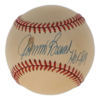 Johnny Bench Signed ONL Baseball Inscribed "HOF 89" (JSA) at PristineAuction.com