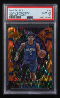 Paolo Banchero 2022-23 Select Prizms Orange Flash #72 RC (PSA 10) at PristineAuction.com
