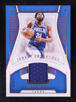 Joel Embiid 2021-22 Panini National Treasures Jersey Treasures Prime #24 #19/25 at PristineAuction.com