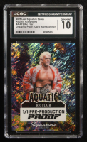 Ric Flair 2025 Leaf Signature Series Unsigned Proof Coral Reef Shimmer Pre-Production Proof Aquatic Autographs #ARF2 #1/1 (CGC 10) at PristineAuction.com