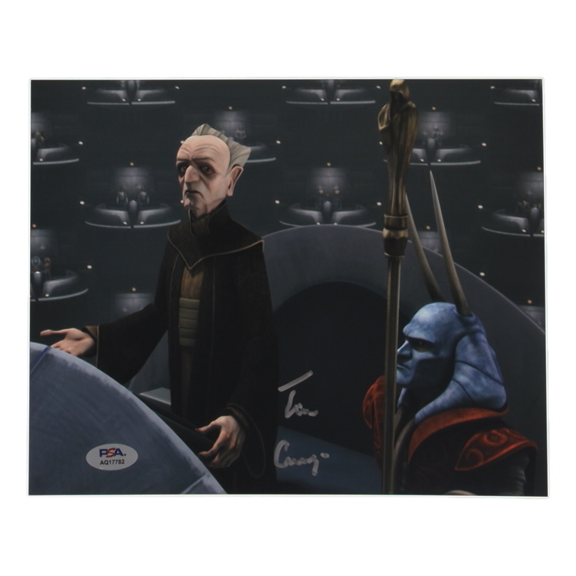 Tim Curry Signed "STAR WARS: The Clone Wars" 8x10 Photo (PSA) at PristineAuction.com Tim Curry Signed "STAR WARS: The Clone Wars" 8x10 Photo (PSA) at PristineAuction.com