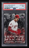 Shohei Ohtani 2018 Topps Update Legends in the Making Black #LITM21 RC (PSA 9) at PristineAuction.com