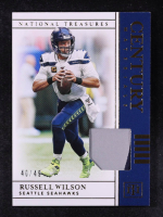 Russell Wilson 2019 Panini National Treasures Century Materials Prime #92 #40/49 at PristineAuction.com