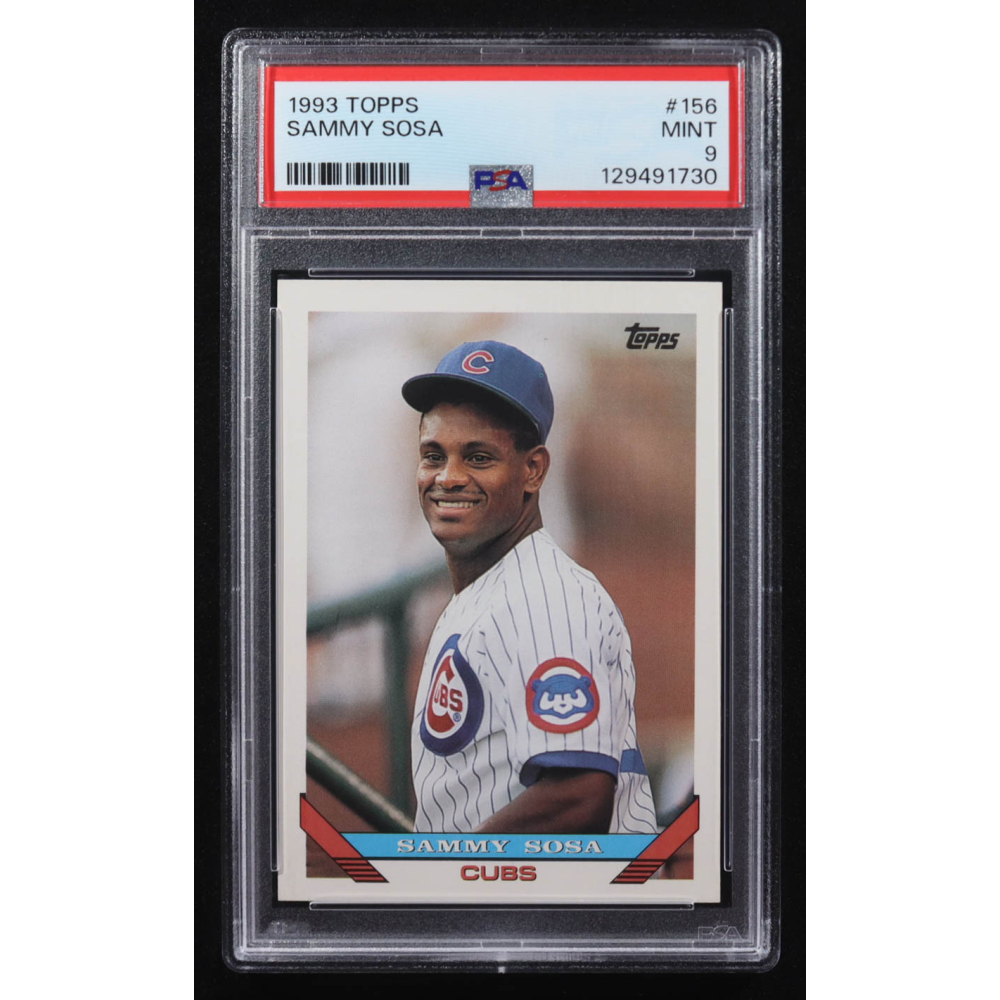 Sammy Sosa 1993 Topps #156 (PSA 9) at PristineAuction.com