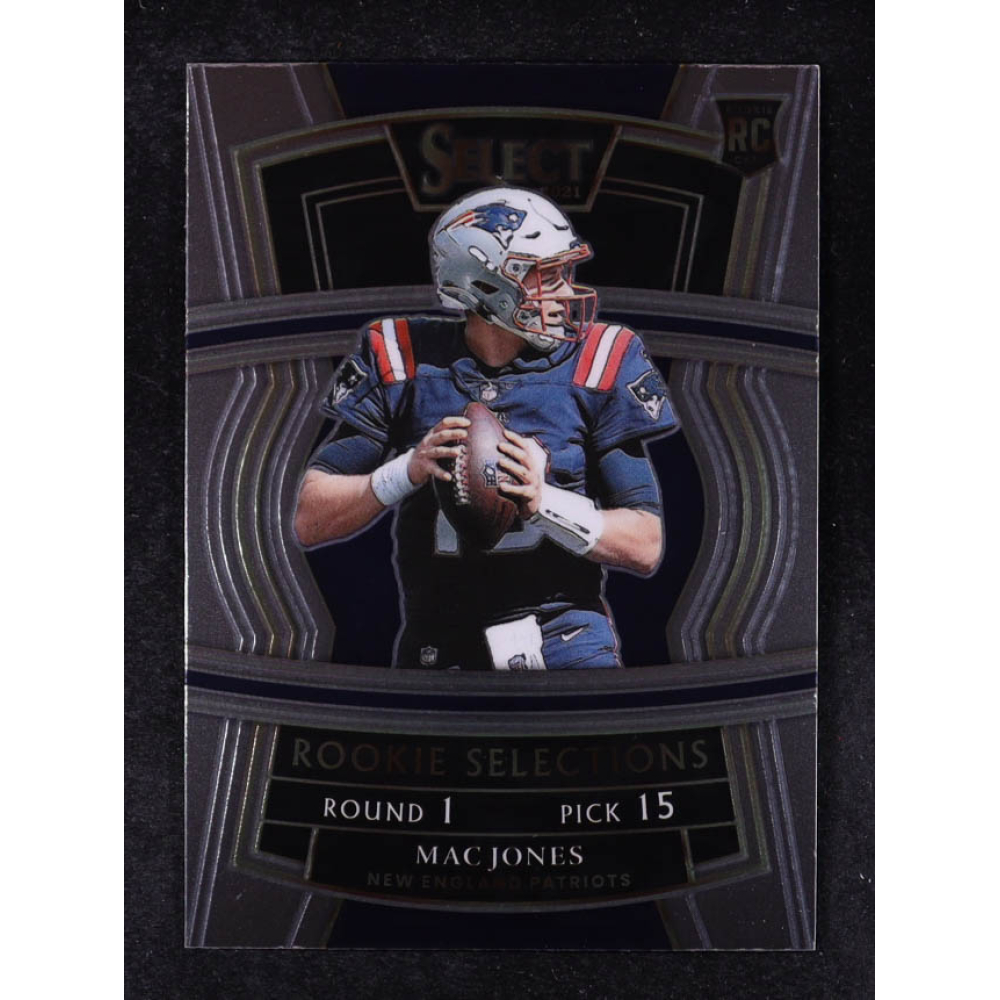 Mac Jones 2021 Select Rookie Selections #5 RC at PristineAuction.com