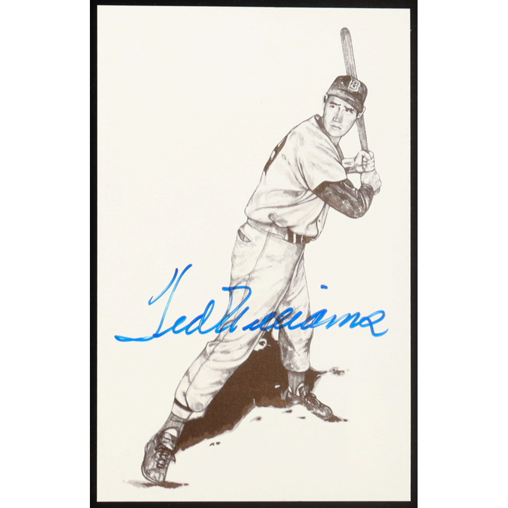 Ted Williams Signed 4x6 Postcard (JSA) at PristineAuction.com