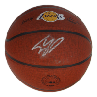 Shaquille O'Neal Signed Lakers Logo NBA Basketball (Authentic Ink) at PristineAuction.com