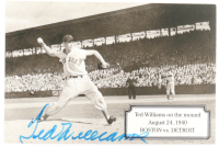 Ted Williams Signed 4x6 Postcard (JSA) at PristineAuction.com