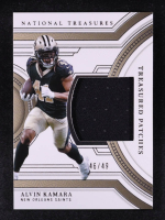 Alvin Kamara 2023 Panini National Treasures Treasured Patches #17 #46/49 at PristineAuction.com