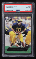 Tom Brady 2000 Press Pass #37 RC (PSA 8) at PristineAuction.com