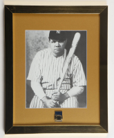 Babe Ruth Yankees Custom Framed Photo Display with Yankee Stadium Pin at PristineAuction.com