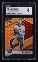 Joe Montana 2021 Panini Mosaic Mosaic Orange Fluorescent #293 #04/25 (CGC 9) at PristineAuction.com