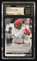 Elly De La Cruz 2023 Leaf Exclusive Edition Flags #FL07 RC (CGC 10) at PristineAuction.com