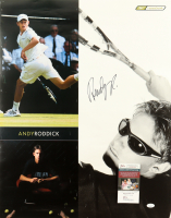 Andy Roddick Signed 22x28 Poster (JSA) at PristineAuction.com