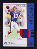 Jim Kelly 2019 Panini National Treasures Century Materials Prime #2 #3/49 at PristineAuction.com