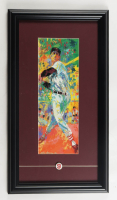 Ted Williams Red Sox Custom Framed LeRoy Neiman Art Print with #9 Retirement Pin at PristineAuction.com