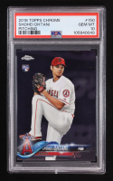 Shohei Ohtani 2018 Topps Chrome #150 RC (PSA 10) at PristineAuction.com
