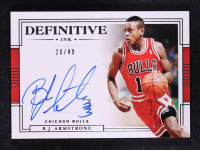 BJ Armstrong 2019-20 Panini National Treasures Definitive Ink Autographs #29 #20/49 at PristineAuction.com