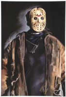 "Jason Voorhees" Friday the 13th 13x19 Lithograph by Tony Santiago (PA) at PristineAuction.com