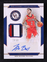 Lonzo Ball 2019-20 Panini National Treasures Game Gear Autographs Prime #4 #13/25 at PristineAuction.com