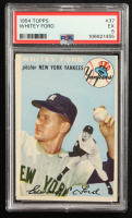 Whitey Ford 1954 Topps #37 (PSA 5) at PristineAuction.com