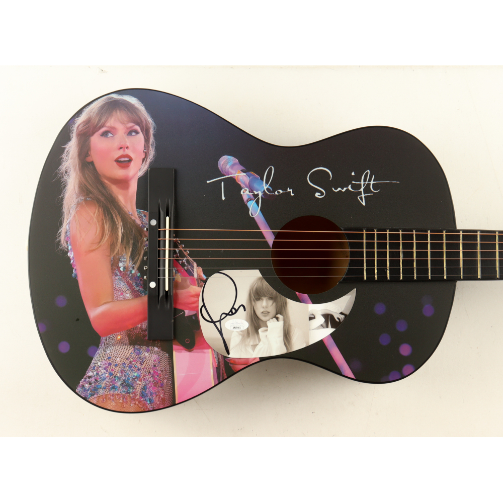 Taylor Swift Guitar with Signed Custom Insert Pickguard (JSA) at PristineAuction.com