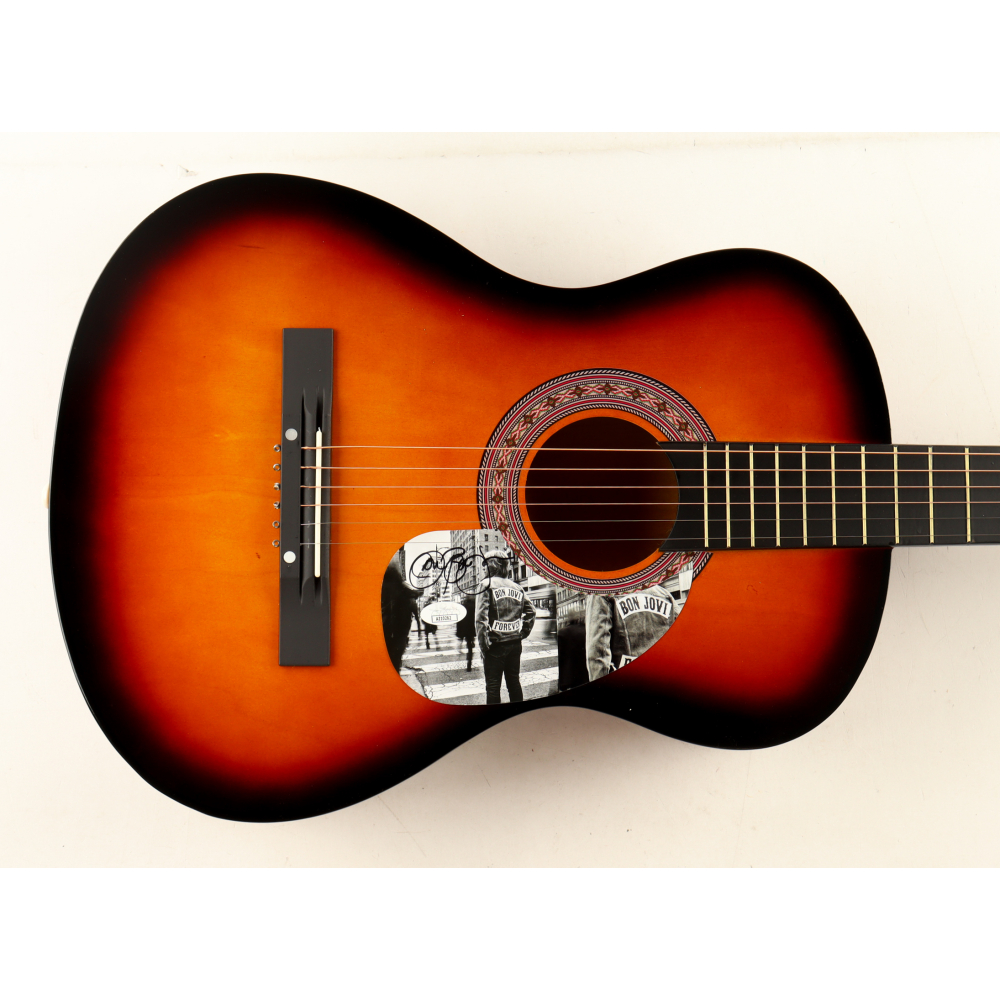 Jon Bon Jovi Guitar with Signed Custom Insert Pickguard (JSA) at PristineAuction.com