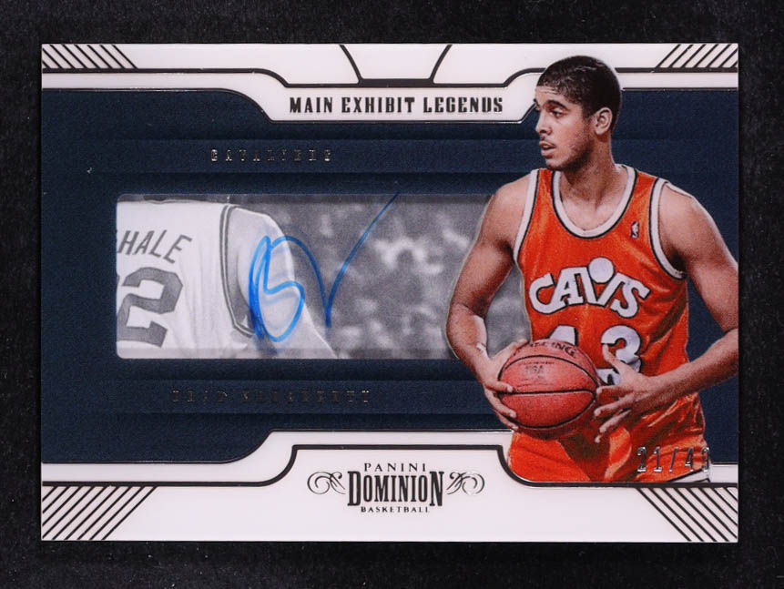 Brad Daugherty 2018-19 Panini Dominion Main Exhibit Legends Autographs #4 #21/49 at PristineAuction.com Brad Daugherty 2018-19 Panini Dominion Main Exhibit Legends Autographs #4 #21/49 at PristineAuction.com