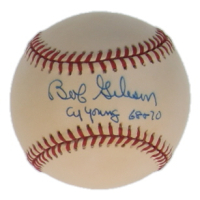 Bob Gibson Signed ONL Baseball Inscribed "Cy Young 68 & 70" (JSA) at PristineAuction.com
